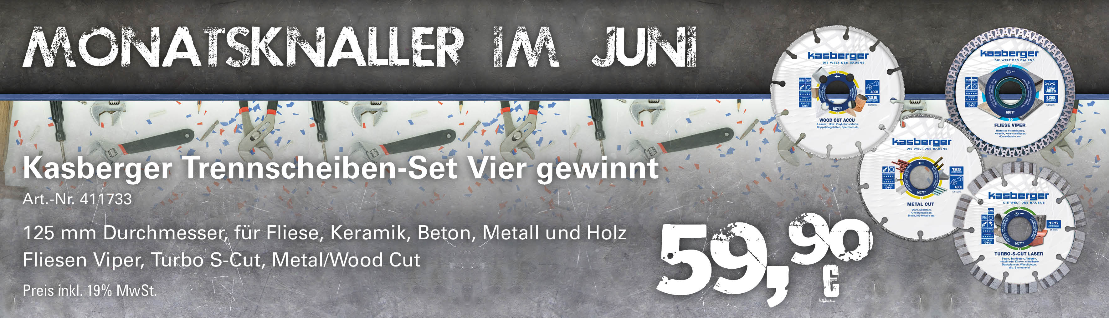 Fachmarkt Monatsknaller im Juni